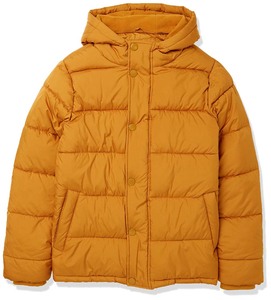 Chaqueta acolchada con capucha para hombre con cordones ajustables Chaqueta clásica de burbuja para hombre con acabado brillante - Product Image 5