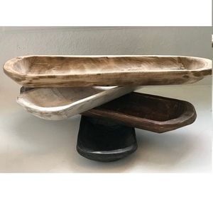 Cuenco de madera de gran tamaño, respetuoso con el medio ambiente, cuencos de madera de Mango grande, ensaladera de madera y tamaño personalizado, gran oferta - Product Image 2