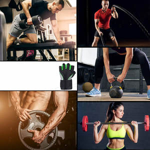 Guantes de gimnasio unisex personalizados, protección completa de cuero de palma para hombres y mujeres, dominadas de entrenamiento cruzado - Product Image 6