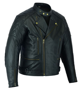 Vêtement de sport coupe-vent personnalisé, veste de course en cuir pour moto avec protection corporelle, taille plus - Product Image 3