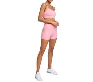 Traje corto de ejercicio para mujer, ropa deportiva, conjunto de Yoga, gimnasio, correr, Verano - Product Image 4
