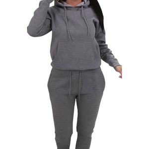 Ensemble survêtement deux pièces pour femmes grande taille, hiver 2021, écologique, coupe-vent, 100% coton - Product Image 6