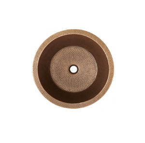 Évier de bateau Semi-creux en cuivre, 1 pièce, style Antique, fait à la main, bassin de Bar Unique, vente en gros - Product Image 3