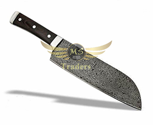 Ensemble de couteaux de cuisine personnalisés, bloc de couteaux de cuisine professionnel en acier, damas chef Pakka en bois métal, boîte personnalisée emballage Logo - Product Image 2