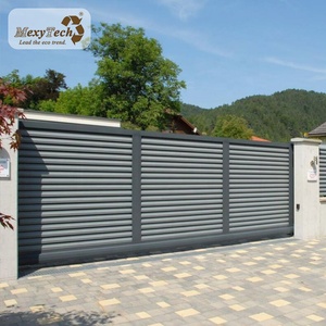 Porte coulissante automatique en <span class=keywords><strong>bois</strong></span> composite plastique aluminium - Product Image 1
