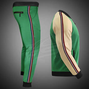 Chándal de algodón a granel para hombre, chándal ajustado con cremallera, alta calidad, nuevo diseño, OEM - Product Image 4