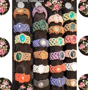 Bague ovale en pierres précieuses Lapis Lazuli macramé de créateur haut de gamme pour les mariages réglage de la lunette en rhodium certifié IGI pour le quotidien - Product Image 2