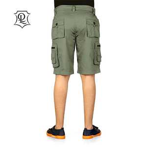 Pantalones cargo deportivos de verano para hombre, venta al por mayor personalizados, secado rápido, transpirable, de lana, cintura elástica, cordón, sólido, antiarrugas - Product Image 2