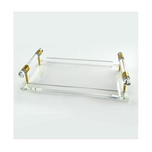 Bandeja de Acrílico para Té y Café de Diseño Moderno, Bandeja Rectangular de la Mejor Calidad para Servir Alimentos, Más Vendida - Product Image 5