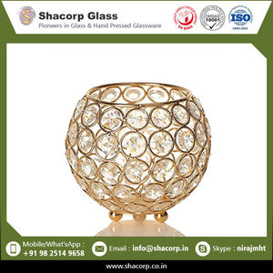 Cuenco de cristal para velas de estilo nuevo y de la mejor calidad, fabricante de India a precio mayorista a granel - Product Image 3