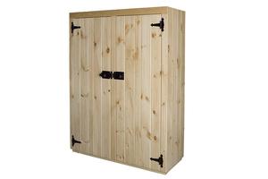 Armario de doble puerta con estantes - Product Image 6