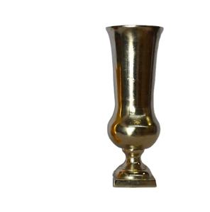 Vase à fleurs en aluminium martelé poli miroir de luxe moderne haut de gamme, design classique indien, look tendance, pièce maîtresse de table - Product Image 4