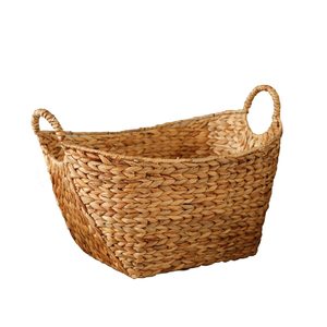 Handwoven Natural <b>Water</b> Hyacinth Basket Made In Vietnam All Season Fast <b>Delivery</b> Short Leadtime - Product Image 1