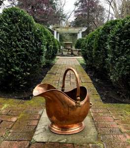 Finest Quality Solid Copper Indoor Coal Bucket with Polished Finished Perfect <b>for</b> Elegant <b>Fire</b> <b>Pit</b> <b>Accessories</b> Large Size - Product Image 3