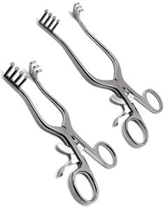 Écarteur acuté Weitlaner en acier inoxydable, instruments chirurgicaux orthopédiques certifiés CE Classe I, manuel - Product Image 3