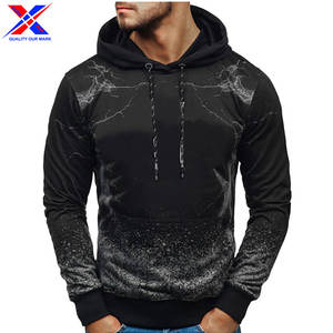 Personalizado propio logotipo hombres algodón poliéster impreso pulóver sudaderas con capucha al por mayor mejor diseño pulóver sudaderas con capucha - Product Image 3