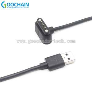 Câble de charge magnétique 5 positions USB Transfert de données et d'alimentation Connecteur Pogo Pin mâle <span class=keywords><strong>femelle</strong></span> 5 positions à ressort - Product Image 4
