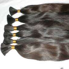 Single Donor Bulk Indian <b>Remy</b> <b>Human</b> <b>Hair</b> <b>Extensions</b> & Wigs from India NATURAL BLACK Color - Product Image 6