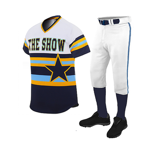 Wears World Unisex 100% Polyester Mesh <b>Baseball</b> Softball Uniforms Quick-Dry Breathable Sportswear <b>Set</b> Custom Designed for Adults - Product Image 3