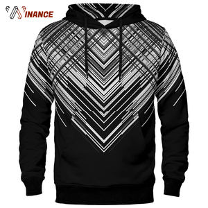 2019 nouveauté personnalisé pleine Sublimation pull à capuche de haute qualité français éponge tissu 3D imprimé Logo brodé - Product Image 1