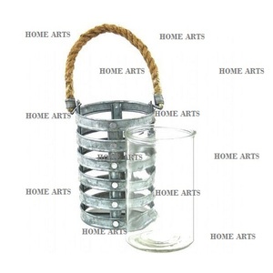 Portavelas votivo galvanizado de primera calidad, votivo de forma redonda de tamaño personalizado para decoración de bodas y eventos - Product Image 2