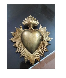 โลหะศักดิ์สิทธิ์หัวใจโบสถ์แขวนผนังศาสนาคริสตจักรผู้จัดจำหน่ายผลิตภัณฑ์ - Product Image 1