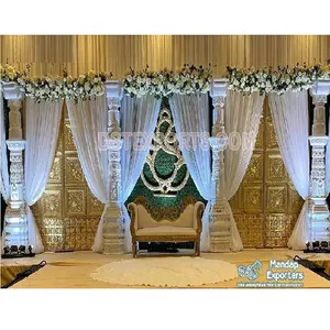 Low Budget South Indian Wedding Stage Decor Traditional Indian Wedding Stage Setup Majestic Wedding Stage Decoration