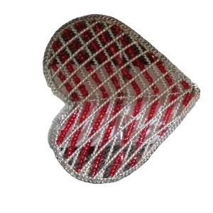 ห่วงรัดผ้าเช็ดปากสีทองรูปหัวใจสำหรับตกแต่งโต๊ะ - Product Image 1