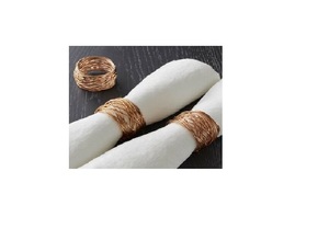 Anillo de servilletas para Decoración de mesa, soporte de servilletas para restaurantes de hotel de lujo para interiores y exteriores para bodas y casa - Product Image 3