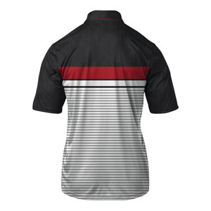 Best Polyester Cotton Henry Collar With Round neck Stylish Short-Sleeved Men's Polo T-Shirt - Product Image 4