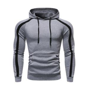 Jersey deportivo informal ajustado para hombre, de manga larga Sudadera con capucha, sudaderas personalizadas Unisex OEM, camisetas personalizadas teñidas lisas - Product Image 1