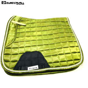Alfombrilla de sillín de doma de satén verde con circunferencia moda COB Horse Euro Cavall 2024 - Product Image 2