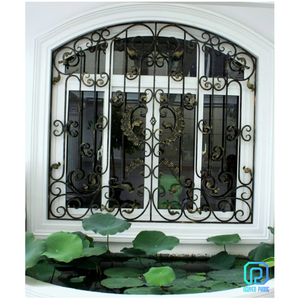 ความคิดที่น่าตื่นตาตื่นใจสำหรับเหล็กดัดหน้าต่างย่างความปลอดภัยการออกแบบหน้าต่างย่างออกแบบหน้าต่างเหล็กย่างออกแบบ - Product Image 3