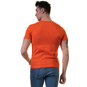เสื้อยืดแขนสั้นผู้ชายไซส์ใหญ่ ผ้าถัก ระบายอากาศได้ดี 100% ผ้าฝ้าย ขายส่ง - Product Image 4