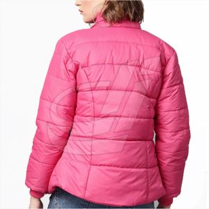 Chaqueta acolchada de Fitness para mujer, chaquetas cálidas de manga completa con diseño personalizado al aire libre - Product Image 2
