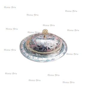 Plato para Mantequilla de Diseño Fabuloso, Forma Redonda, Tamaño Personalizado, Plato para Servir Mantequilla para Decoración de Bodas - Product Image 2