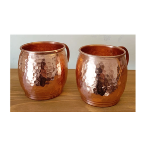 Meilleure qualité 100% tasse de mule de Moscou martelée en cuivre pur 550ml pour les fêtes par un fournisseur indien - Product Image 3
