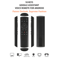 G20S Pro avec télécommande vocale intelligente rétroéclairée 2.4G Gyro sans fil Fly Air Mouse IR apprentissage pour Android TV Box
