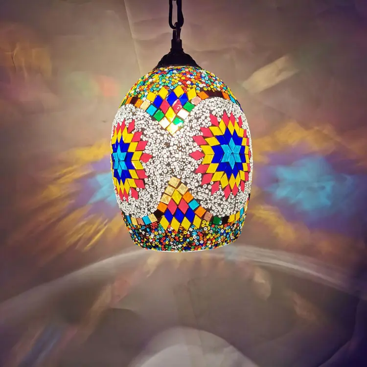 Декоративный Сферический подвесной светильник, 1 головка, цветной стеклянный подвесной светильник для бара, виллы