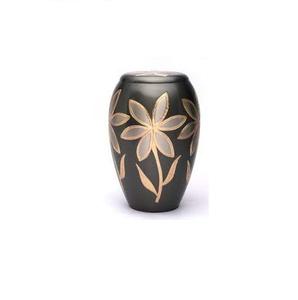 โกศเผาศพลายดอกไม้สีแดงดำสำหรับขี้เถ้าของมนุษย์และโกศฝังที่โชว์ที่บ้านหรือซอกดอกไม้สีแดงดำ220 - Product Image 3