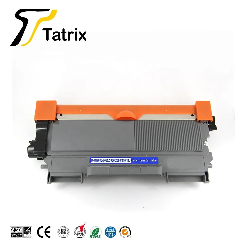 Tatrix TN2010 TN2030 TN2060 TN2080 TN410 TN11J ตลับหมึกเลเซอร์สีดำที่ใช้ร่วมกันได้สำหรับ Brother DCP-7055 DCP-1610W