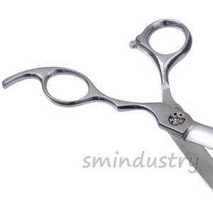 Ciseaux de barbier professionnels, vente en gros, pouces, en acier inoxydable 440C, avec repose-doigt réglable (SC04) - Product Image 4