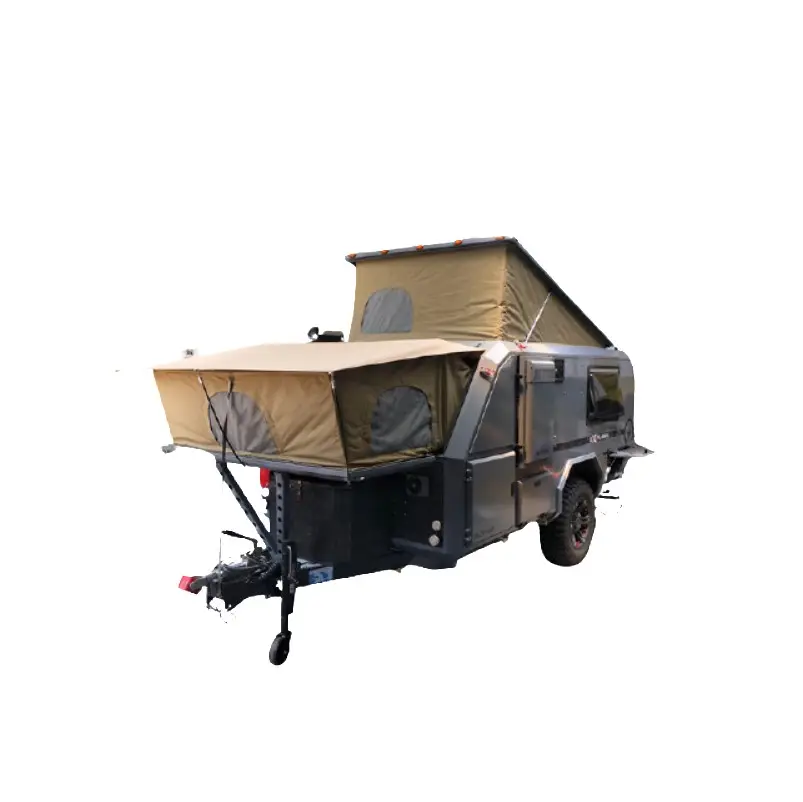 Remolque 4x4 todoterreno, tienda plegable para exteriores, para viajar