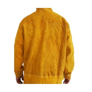 Veste de soudage en cuir fendu, veste de soudage de haute qualité/soudure résistante à la chaleur - Product Image 6