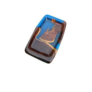Plato de Servir de Mesa de Nuevo Diseño para Bodas y Fiestas, Plato de Catering con Acabado de Resina Único y Elegante Diseño, Material de Hotel - Product Image 1