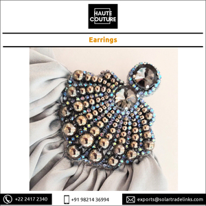 Las mujeres usan 12cm de largo bordado a mano hecho a mano perlas de concha borlas de tela pendientes de gota hechos a mano al menos precio - Product Image 5