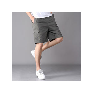 กางเกงขาสั้นสำหรับผู้ชายกางเกงขาสั้นผ้าฝ้ายสีพื้นแบบลำลองสำหรับผู้ชายกางเกงขาสั้นสำหรับผู้ชายผลิตจากเวียดนาม - Product Image 2