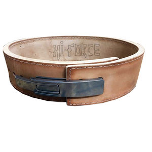 Cinturón de protección de peso muerto deportivo de alta calidad para Fitness, entrenamiento de fuerza, levantamiento de pesas, cinturón de palanca de cuero - Product Image 5