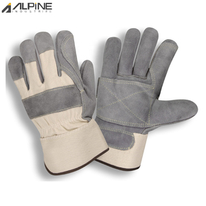 Gants de sécurité anti-impact de marque personnalisée les plus vendus Gréeur canadien Gants de jardinage Gants de travail industriel en cuir Doublure en coton - Product Image 2
