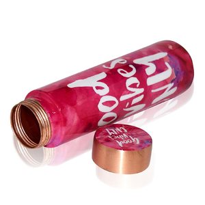 Awesome Printed Healthy Copper Water <b>Bottles</b> Customizable Prints High Demanding Drinkware Health Conscious Metal Durable <b>Bottle</b> - Product Image 4